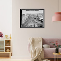 Northeast Railroad Corridor, Amtrak Route between New York/Connecticut & Connec, New Haven, New Haven County, CT - 63, Vintage Print