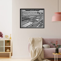 Northeast Railroad Corridor, Amtrak Route between New York/Connecticut & Connec, New Haven, New Haven County, CT - 66, Vintage Print