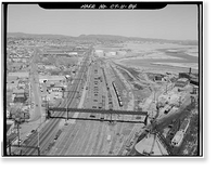 Historic Framed Print, Northeast Railroad Corridor, Amtrak Route between New York/Connecticut & Connec, New Haven, New Haven County, CT - 84,  17-7/8" x 21-7/8"