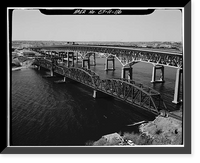 Northeast Railroad Corridor, Amtrak Route between New York/Connecticut & Connec, New Haven, New Haven County, CT - 116, Vintage Print