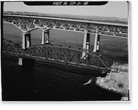 Historic Framed Print, Northeast Railroad Corridor, Amtrak Route between New York/Connecticut & Connec, New Haven, New Haven County, CT - 119,  17-7/8" x 21-7/8"