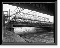 Water Street Bridge, US Route 1 spanning Metro-North Commuter Railroad, New Haven, New Haven County, CT - 3, Historic Reproduction