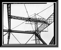 Water Street Bridge, US Route 1 spanning Metro-North Commuter Railroad, New Haven, New Haven County, CT - 6, Antique Wall Art