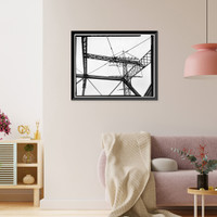 Water Street Bridge, US Route 1 spanning Metro-North Commuter Railroad, New Haven, New Haven County, CT - 6, Antique Wall Art