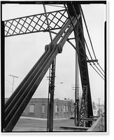 Water Street Bridge, US Route 1 spanning Metro-North Commuter Railroad, New Haven, New Haven County, CT - 8, Antique Poster