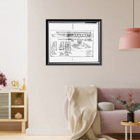 Water Street Bridge, US Route 1 spanning Metro-North Commuter Railroad, New Haven, New Haven County, CT - 10, Antique Wall Art