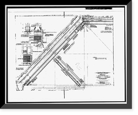 Water Street Bridge, US Route 1 spanning Metro-North Commuter Railroad, New Haven, New Haven County, CT - 11, Vintage Print