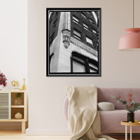 Historic Framed Print, Powell Building, 155-157 Church Street, New Haven, New Haven County, CT - 7,  17-7/8" x 21-7/8"