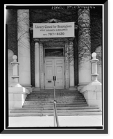 Ives Memorial Library, 133 Elm Street, New Haven, New Haven County, CT - 12, Antique Print