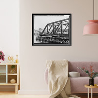 Chapel Street Swing Bridge, Spanning Mill River on Chapel Street, New Haven, New Haven County, CT - 14, Vintage Print