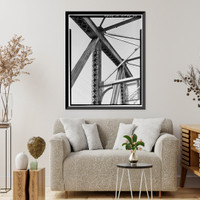 Chapel Street Swing Bridge, Spanning Mill River on Chapel Street, New Haven, New Haven County, CT - 24 Classic, Antique Poster