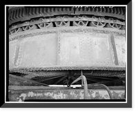 Historic Framed Print, Chapel Street Swing Bridge, Spanning Mill River on Chapel Street, New Haven, New Haven County, CT - 25,  17-7/8" x 21-7/8"