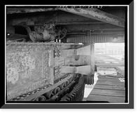 Historic Framed Print, Chapel Street Swing Bridge, Spanning Mill River on Chapel Street, New Haven, New Haven County, CT - 27,  17-7/8" x 21-7/8"