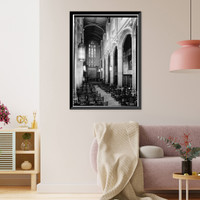Historic Framed Print, Yale University, Dwight Hall, 69 High Street, New Haven, New Haven County, CT - 7,  17-7/8" x 21-7/8"