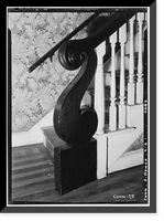 Historic Framed Print, Chandler-Bacon House, 247 Church Street, New Haven, New Haven County, CT - 2,  17-7/8" x 21-7/8"