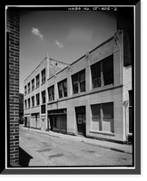 Historic Framed Print, Lewis Building, 25-31 West Main Street, Waterbury, New Haven County, CT - 2,  17-7/8" x 21-7/8"