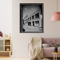 Historic Framed Print, Lewis Building, 25-31 West Main Street, Waterbury, New Haven County, CT - 2,  17-7/8" x 21-7/8"