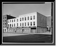 Historic Framed Print, 16-32 Spring Street (Commercial Building), Waterbury, New Haven County, CT - 3,  17-7/8" x 21-7/8"