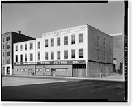Historic Framed Print, 16-32 Spring Street (Commercial Building), Waterbury, New Haven County, CT - 3,  17-7/8" x 21-7/8"