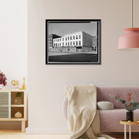 Historic Framed Print, 16-32 Spring Street (Commercial Building), Waterbury, New Haven County, CT - 3,  17-7/8" x 21-7/8"