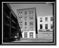 Historic Framed Print, 34-36 Spring Street (Commercial Building), Waterbury, New Haven County, CT,  17-7/8" x 21-7/8"