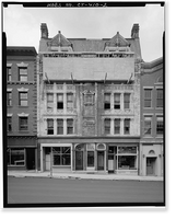 Historic Framed Print, Griggs Building, 221-227 Bank Street, Waterbury, New Haven County, CT - 2,  17-7/8" x 21-7/8"
