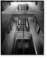 Griggs Building, 221-227 Bank Street, Waterbury, New Haven County, CT - 11 Classic, Historic Print