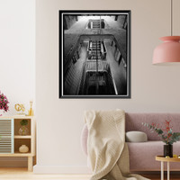 Griggs Building, 221-227 Bank Street, Waterbury, New Haven County, CT - 11 Classic, Historic Print
