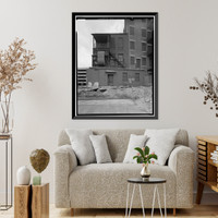 Historic Framed Print, Republican Building, 229-231 Bank Street, Waterbury, New Haven County, CT - 4,  17-7/8" x 21-7/8"