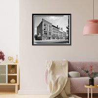 Whittemore Building, 214-219 Bank Street, Waterbury, New Haven County, CT, Historic Reproduction