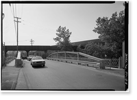Washington Avenue Lenticular Truss Bridge, Spanning Mad River, Waterbury, New Haven County, CT - 4, Vintage Poster