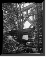 Double Intersection Warren Truss Bridge, Spanning Blackledge River, Colchester, New London County, CT - 10, Antique Poster