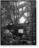 Double Intersection Warren Truss Bridge, Spanning Blackledge River, Colchester, New London County, CT - 10, Antique Poster