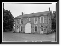Bozrah Town Hall, Fitchville, New London County, CT, Antique Wall Art