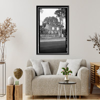 Historic Framed Print, Cottage, Lyme, New London County, CT,  17-7/8" x 21-7/8"