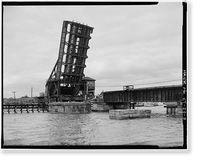 New York, New Haven & Hartford Railroad, Niantic Bridge, Spanning Niantic River between East Lyme & Waterfo, East Lyme, New London County, CT - 3, Historic Reproduction
