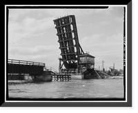 New York, New Haven & Hartford Railroad, Niantic Bridge, Spanning Niantic River between East Lyme & Waterfo, East Lyme, New London County, CT - 4, Antique Wall Art