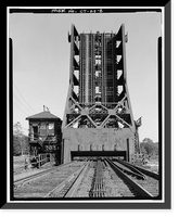 New York, New Haven & Hartford Railroad, Niantic Bridge, Spanning Niantic River between East Lyme & Waterfo, East Lyme, New London County, CT - 8, Antique Wall Art