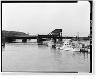 New York, New Haven & Hartford Railroad, Niantic Bridge, Spanning Niantic River between East Lyme & Waterfo, East Lyme, New London County, CT - 19, Vintage Poster