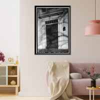 Historic Framed Print, Samuel Mather House, Old Lyme, New London County, CT - 2,  17-7/8" x 21-7/8"