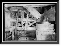 Historic Framed Print, Old Town Mill, Mill Brook, near Mill Street, New London, New London County, CT,  17-7/8" x 21-7/8"