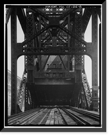Historic Framed Print, New York, New Haven & Hartford Railroad, Groton Bridge, Spanning Thames River between New London & Groton, New London, New London County, CT - 8,  17-7/8" x 21-7/8"