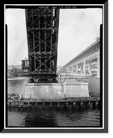 New York, New Haven & Hartford Railroad, Groton Bridge, Spanning Thames River between New London & Groton, New London, New London County, CT - 17 Classic, Vintage Wall Art