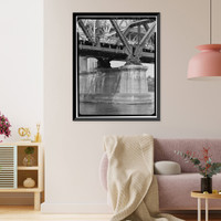 New York, New Haven & Hartford Railroad, Groton Bridge, Spanning Thames River between New London & Groton, New London, New London County, CT - 22, Antique Wall Art