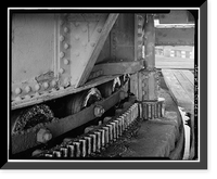 Historic Framed Print, New York, New Haven & Hartford Railroad, Shaw's Cove Bridge, Spanning Shaw's Cove, New London, New London County, CT - 7,  17-7/8" x 21-7/8"