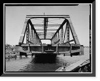 Historic Framed Print, New York, New Haven & Hartford Railroad, Shaw's Cove Bridge, Spanning Shaw's Cove, New London, New London County, CT - 9,  17-7/8" x 21-7/8"