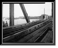 Historic Framed Print, New York, New Haven & Hartford Railroad, Shaw's Cove Bridge, Spanning Shaw's Cove, New London, New London County, CT - 10,  17-7/8" x 21-7/8"
