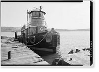 Historic Framed Print, Thames Tow Boat Company, New London, New London County, CT - 22,  17-7/8" x 21-7/8"