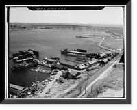 Historic Framed Print, Thames Tow Boat Company, New London, New London County, CT - 83,  17-7/8" x 21-7/8"
