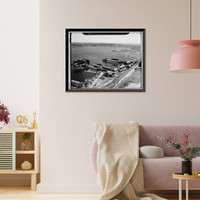 Historic Framed Print, Thames Tow Boat Company, New London, New London County, CT - 83,  17-7/8" x 21-7/8"